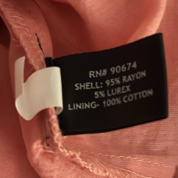 BOSTON PROPER Pink Gold Embellished Beaded Fringe Mini Dress Size S‎ Vacation - Picture 10 of 12